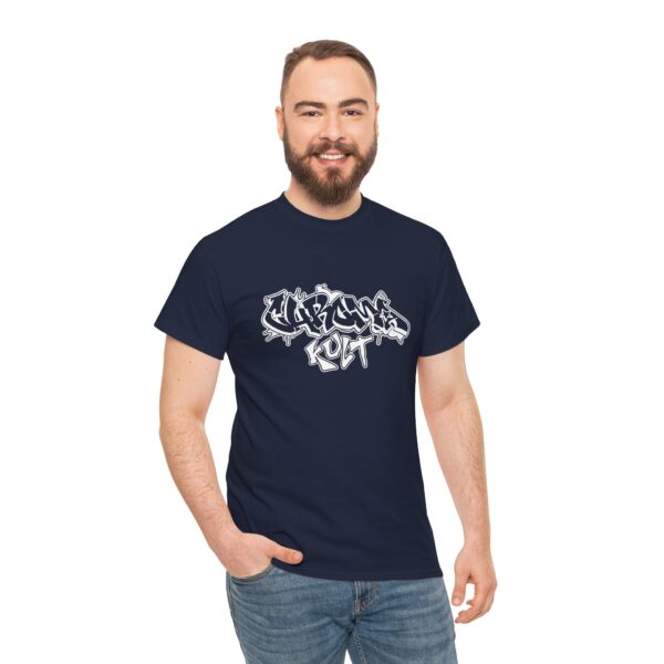 5301647195368748191_2048.jpeg Classic Logo White Print T-Shirt